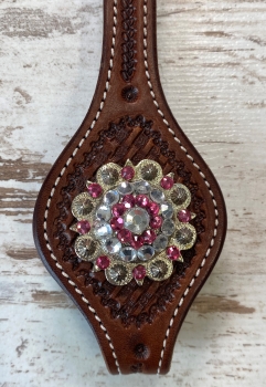 Glitzer Concho pink 1 1/2
